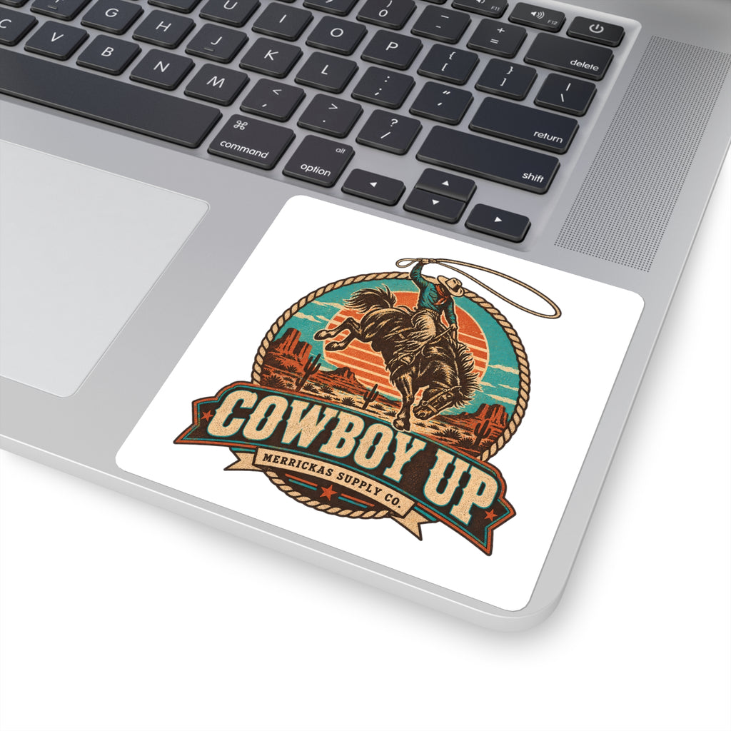 Cowboy Up Sticker