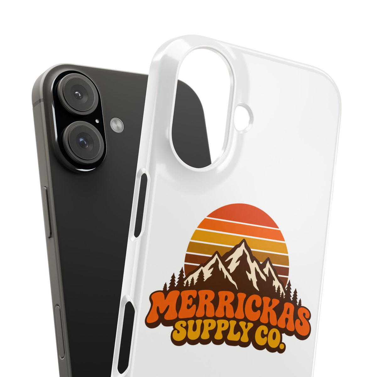 Merrickas Retro Sunset Mountain Phone Case