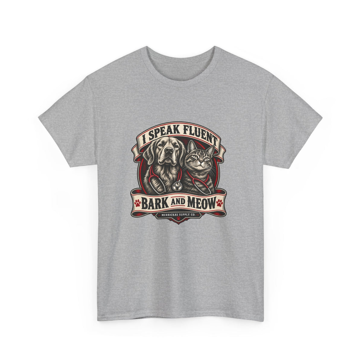 I Speak Fluent Bark And Meow Classic Tee