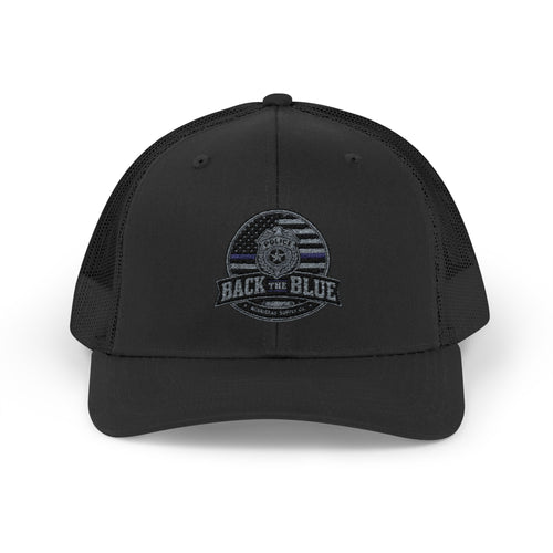 Back The Blue Snapback Trucker Hat