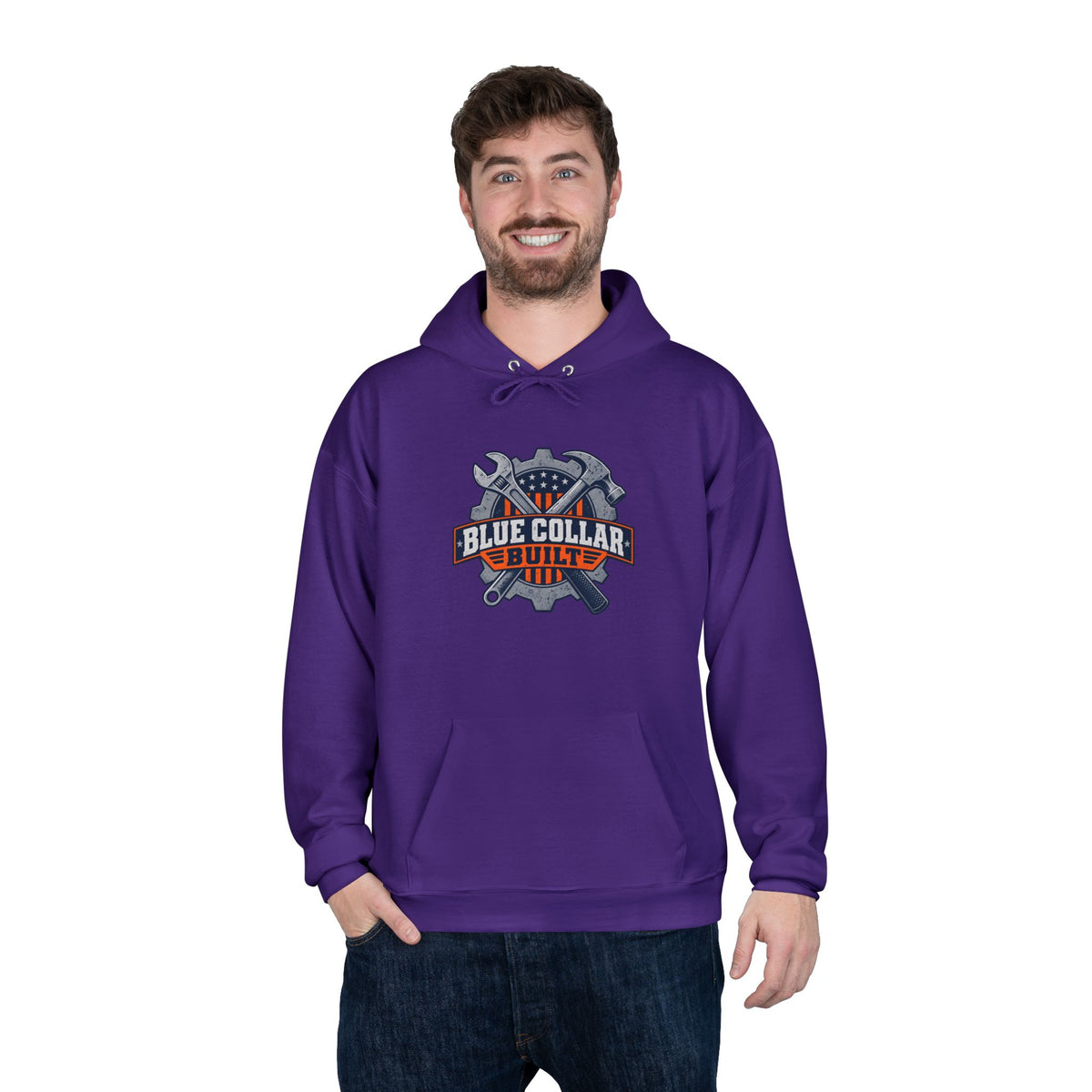 Blue Collar Built Hoodie