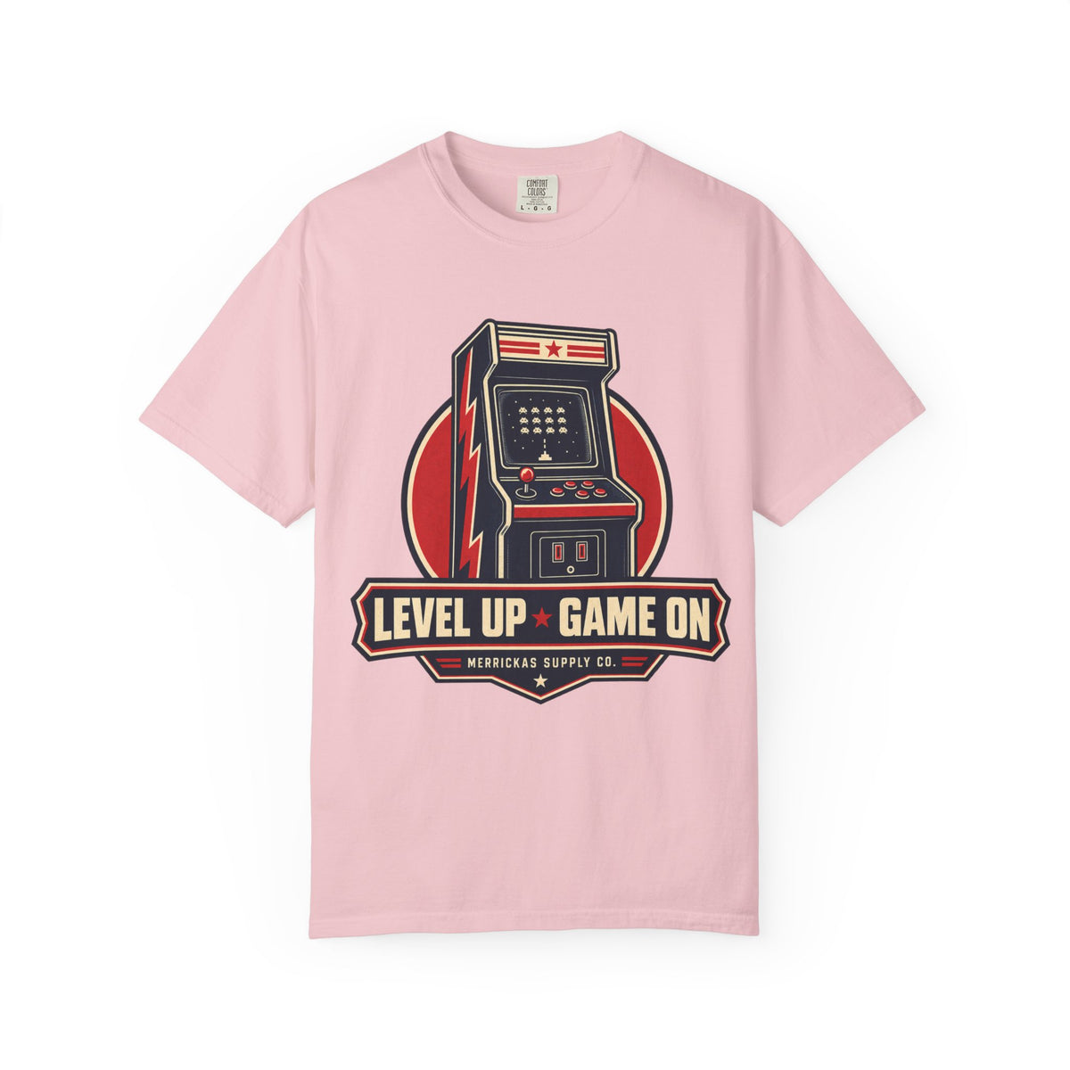 Level Up Game On Garment-Dyed Tee