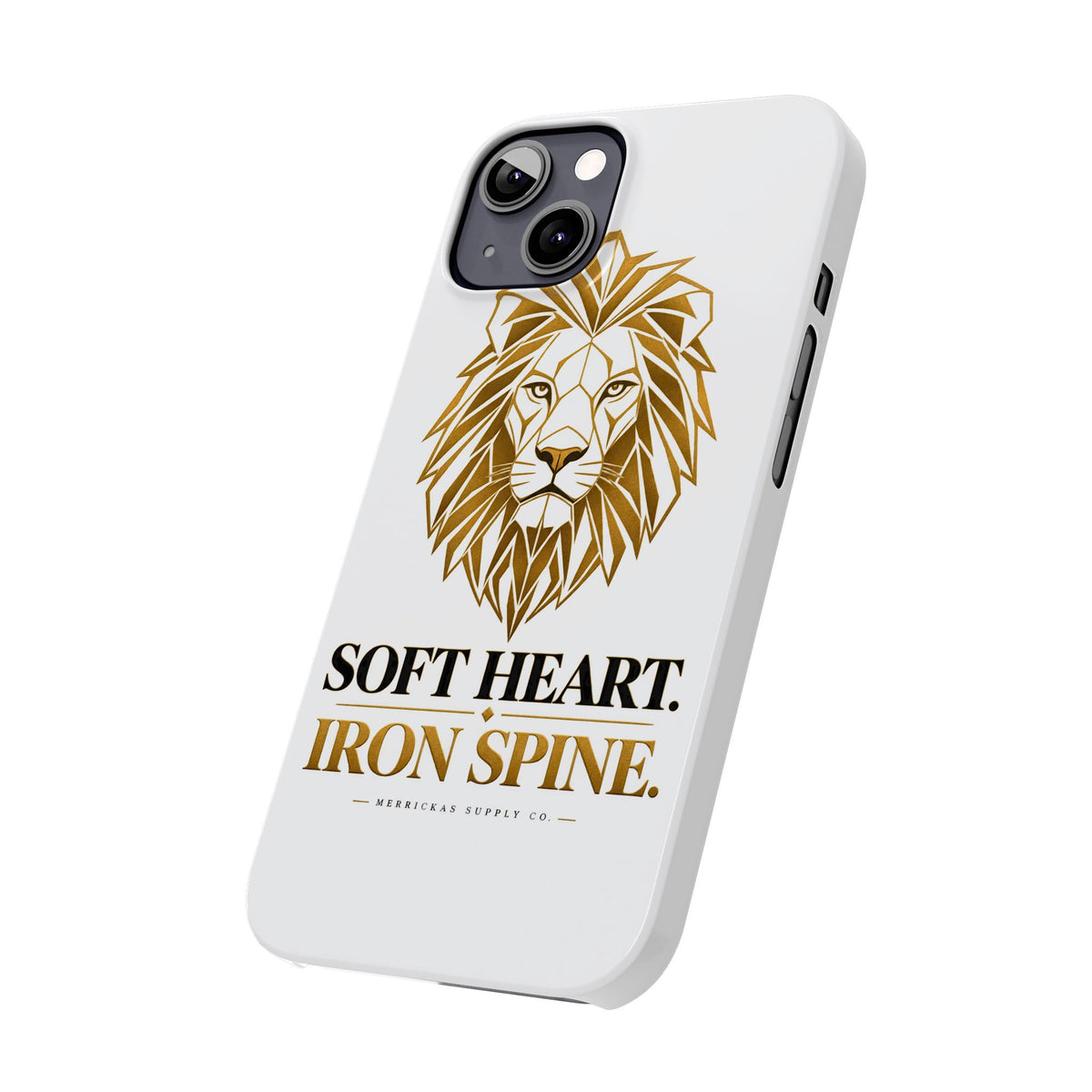 Soft Heart Iron Spine Phone Case