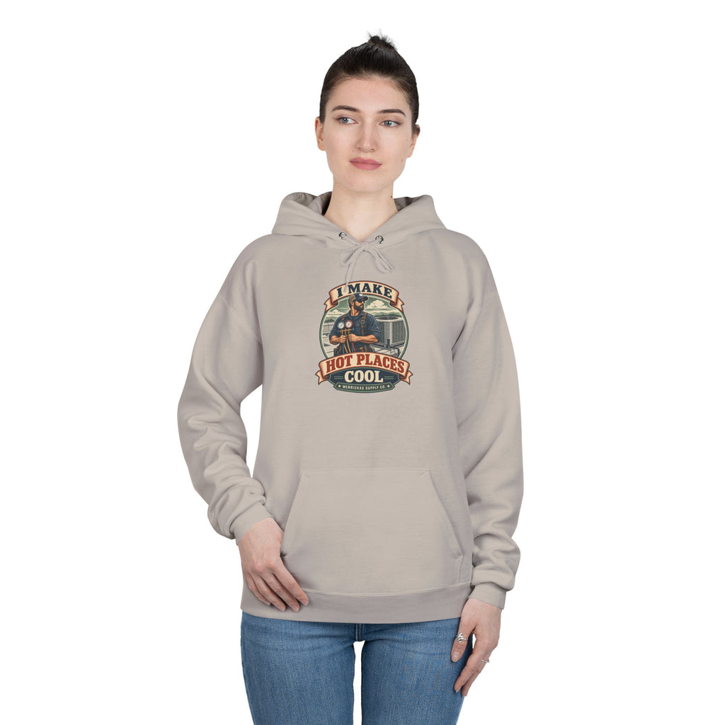 I Make Hot Places Cool Heavyweight Hoodie