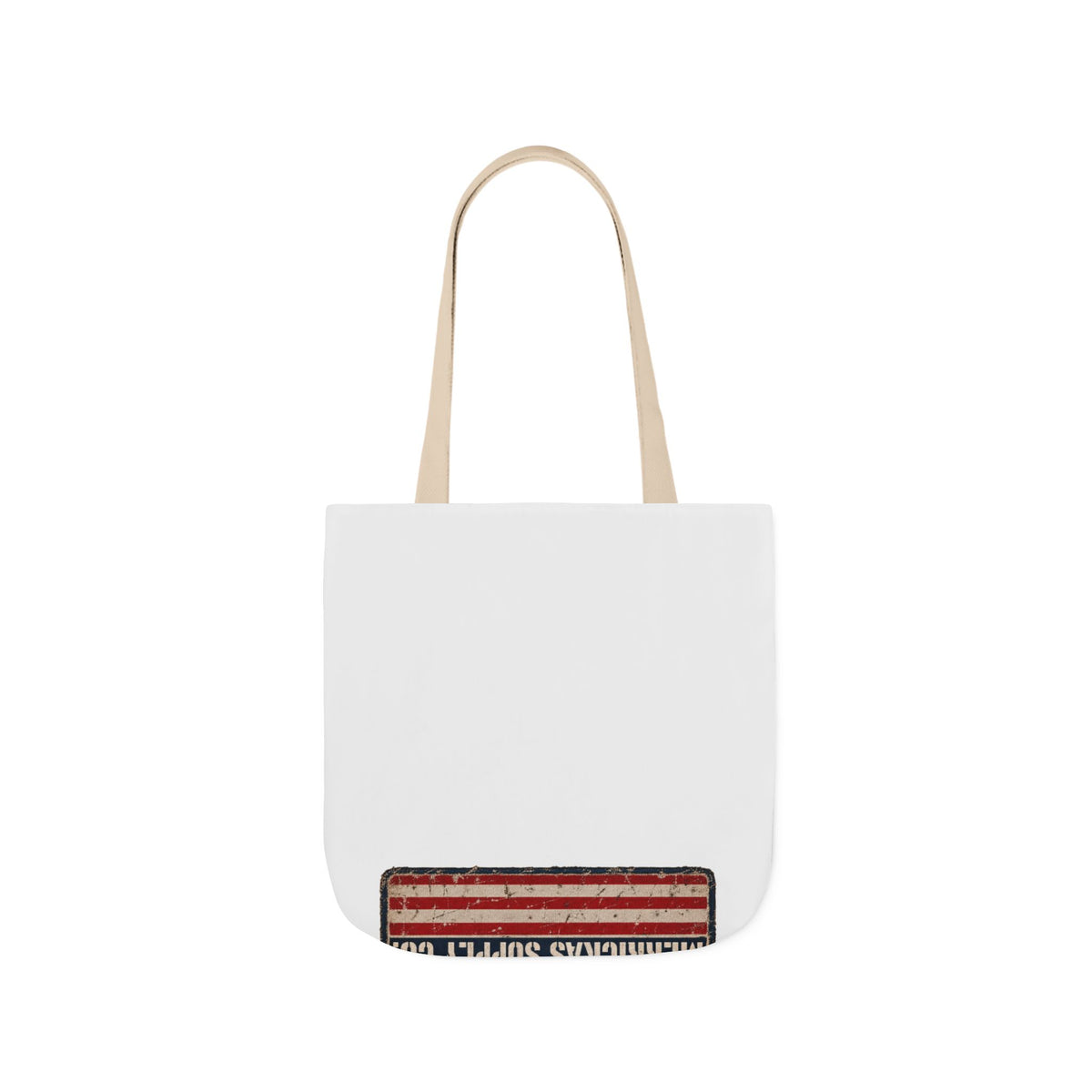 Merrickas American Flag Patch Canvas Wall Art