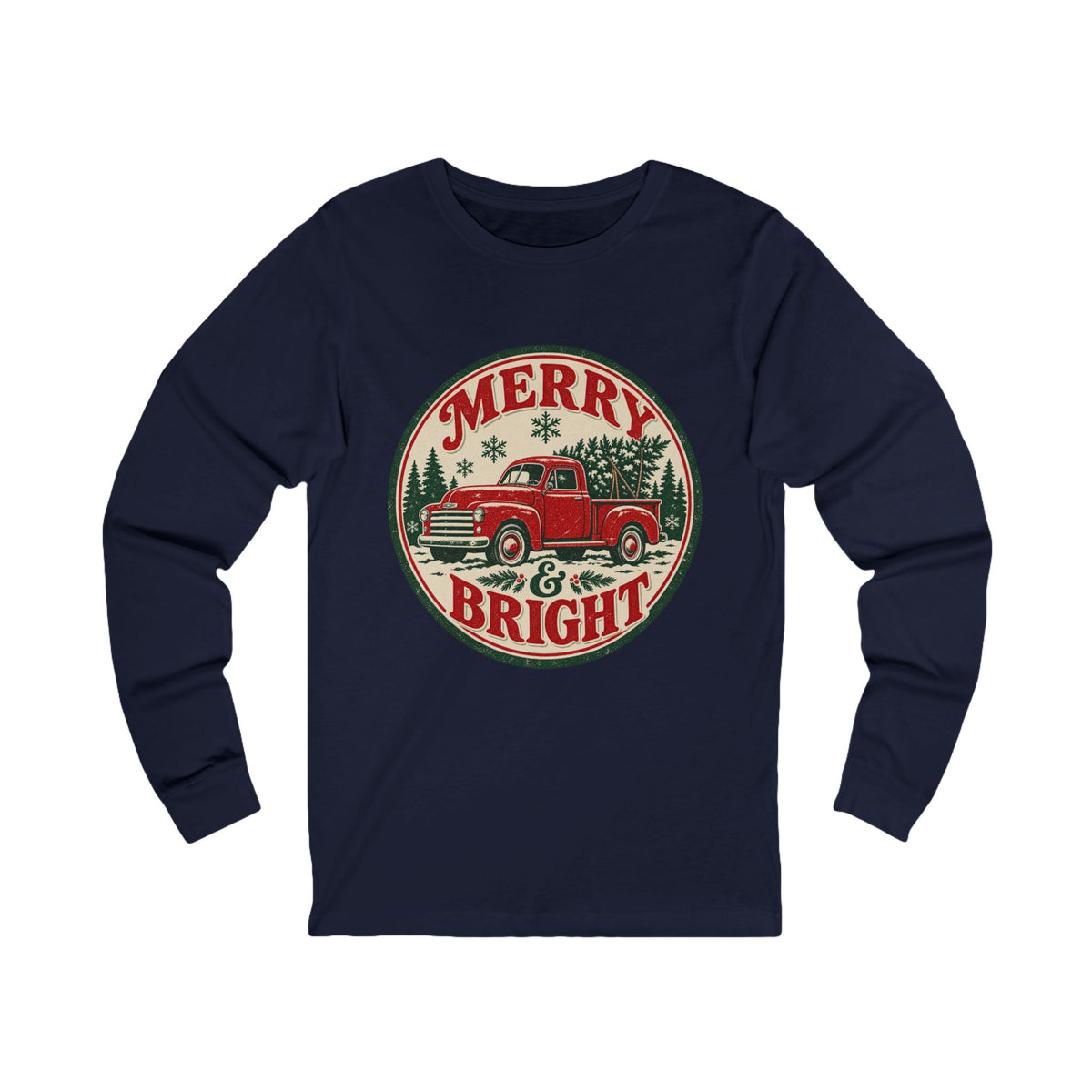 Merry & Bright Long Sleeve Tee