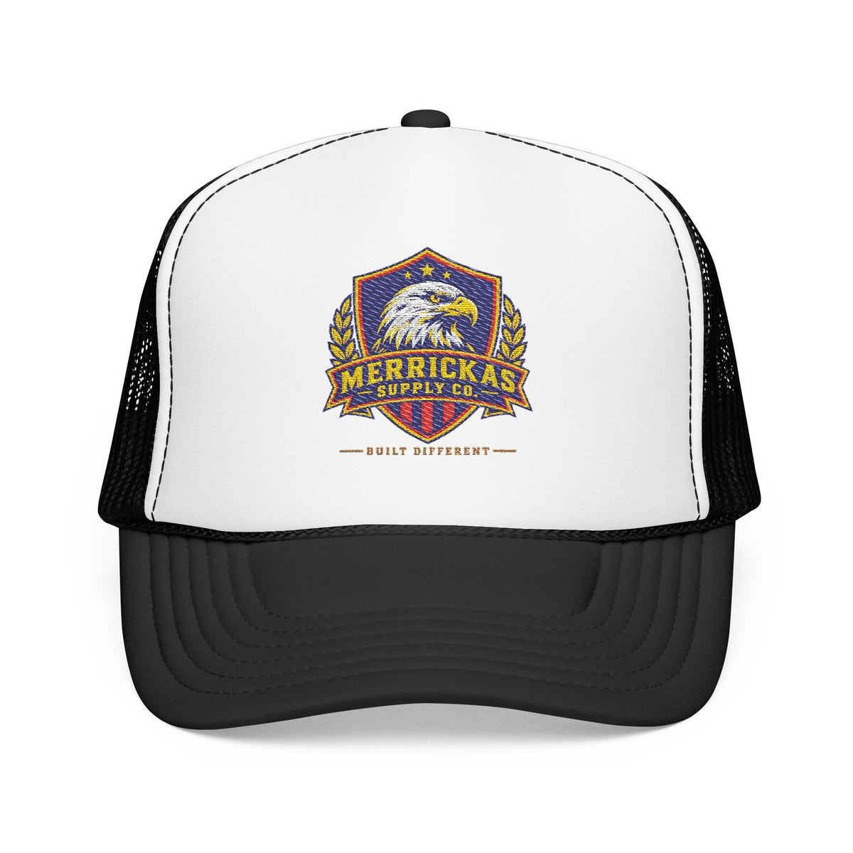 Merrickas Heritage Shield Foam Trucker Hat