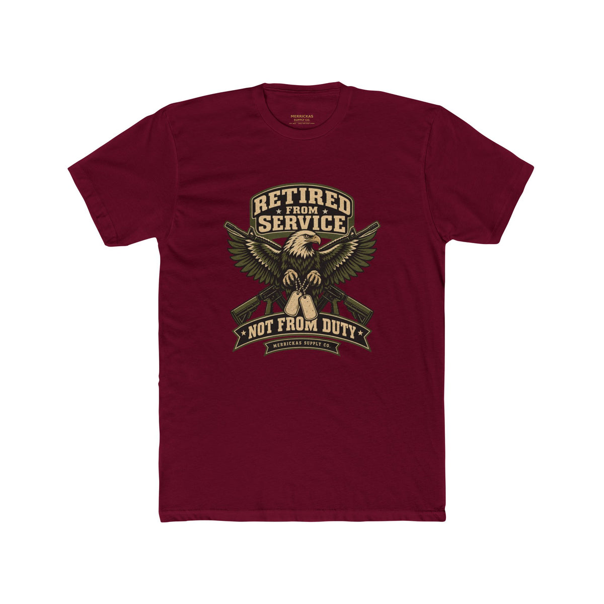 Retired From Service Not From Duty T-Shirt