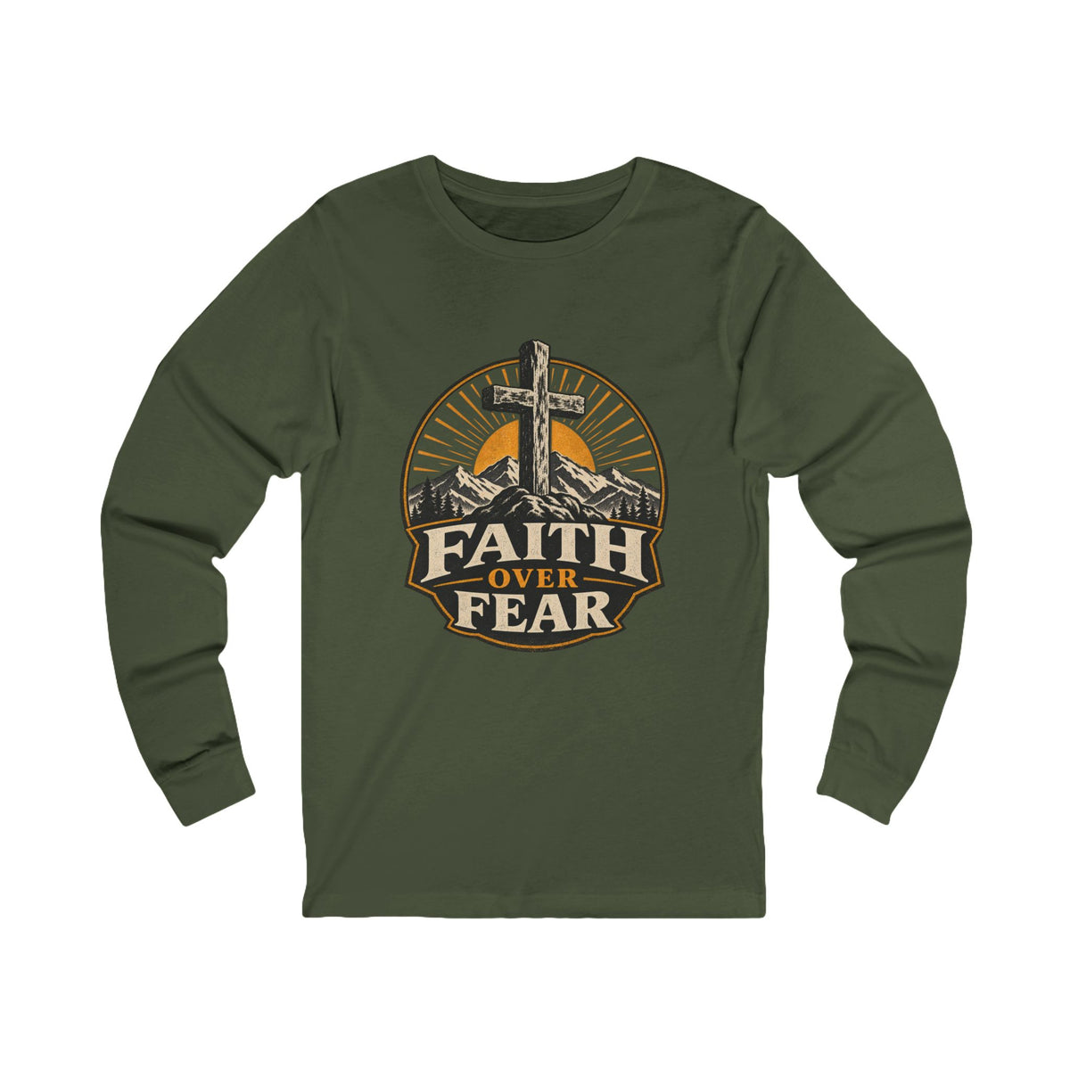 Faith Over Fear Long Sleeve Tee