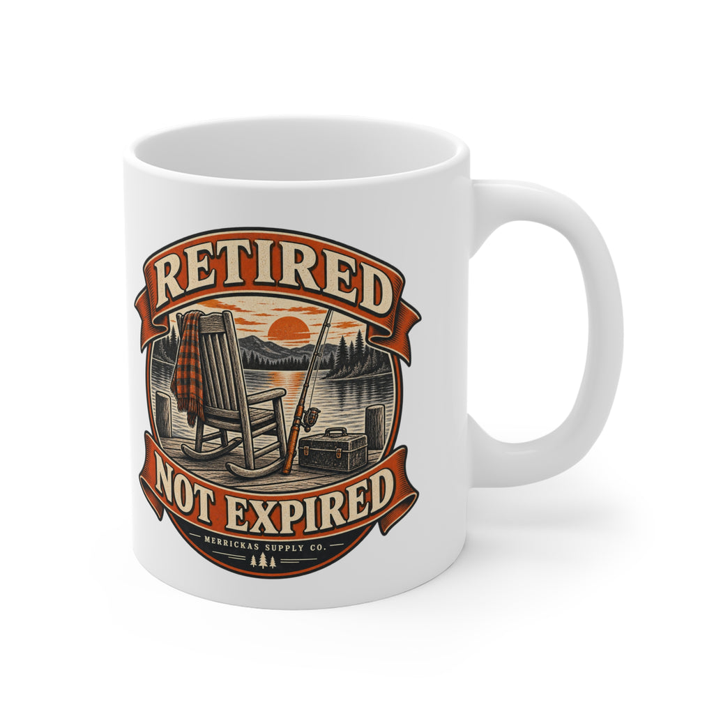 Retired Not Expired Coffee Mug 11oz