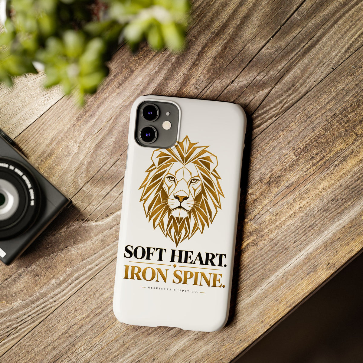 Soft Heart Iron Spine Phone Case