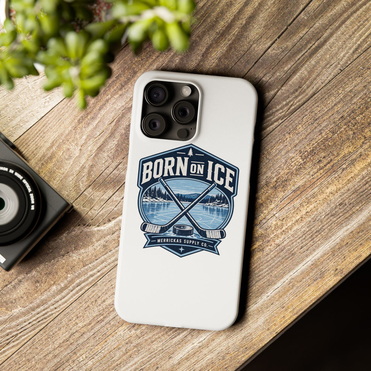 Born On Ice Phone Case