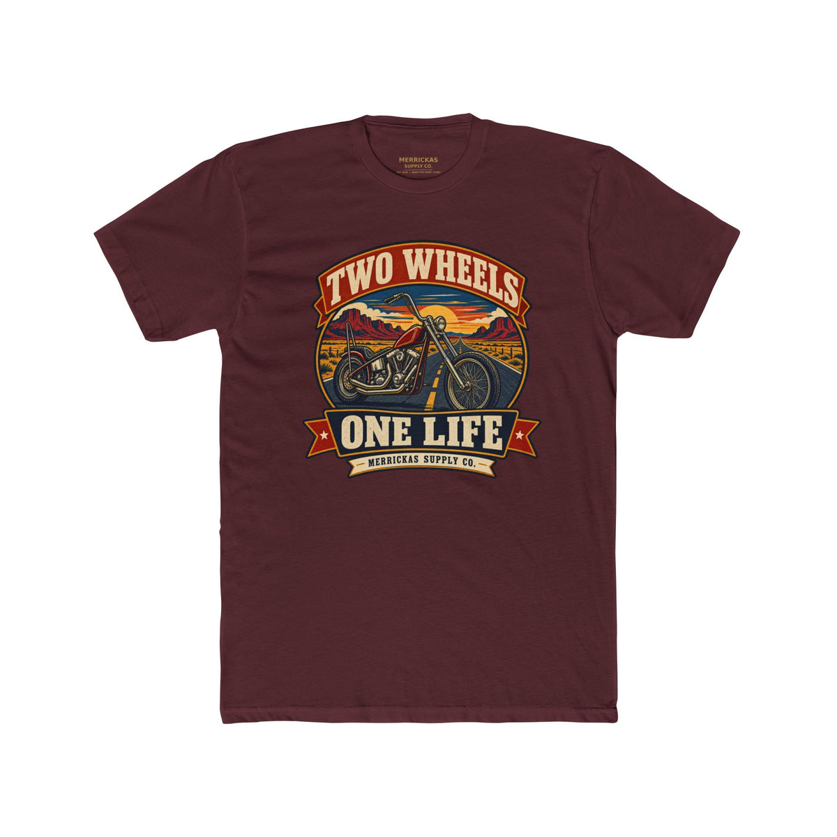 Two Wheels One Life Premium Tee