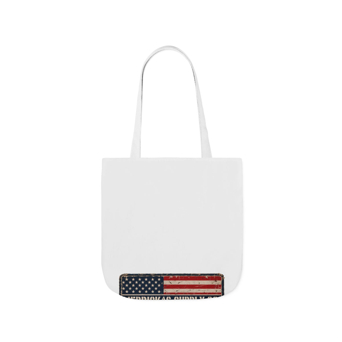 Merrickas American Flag Patch Canvas Wall Art