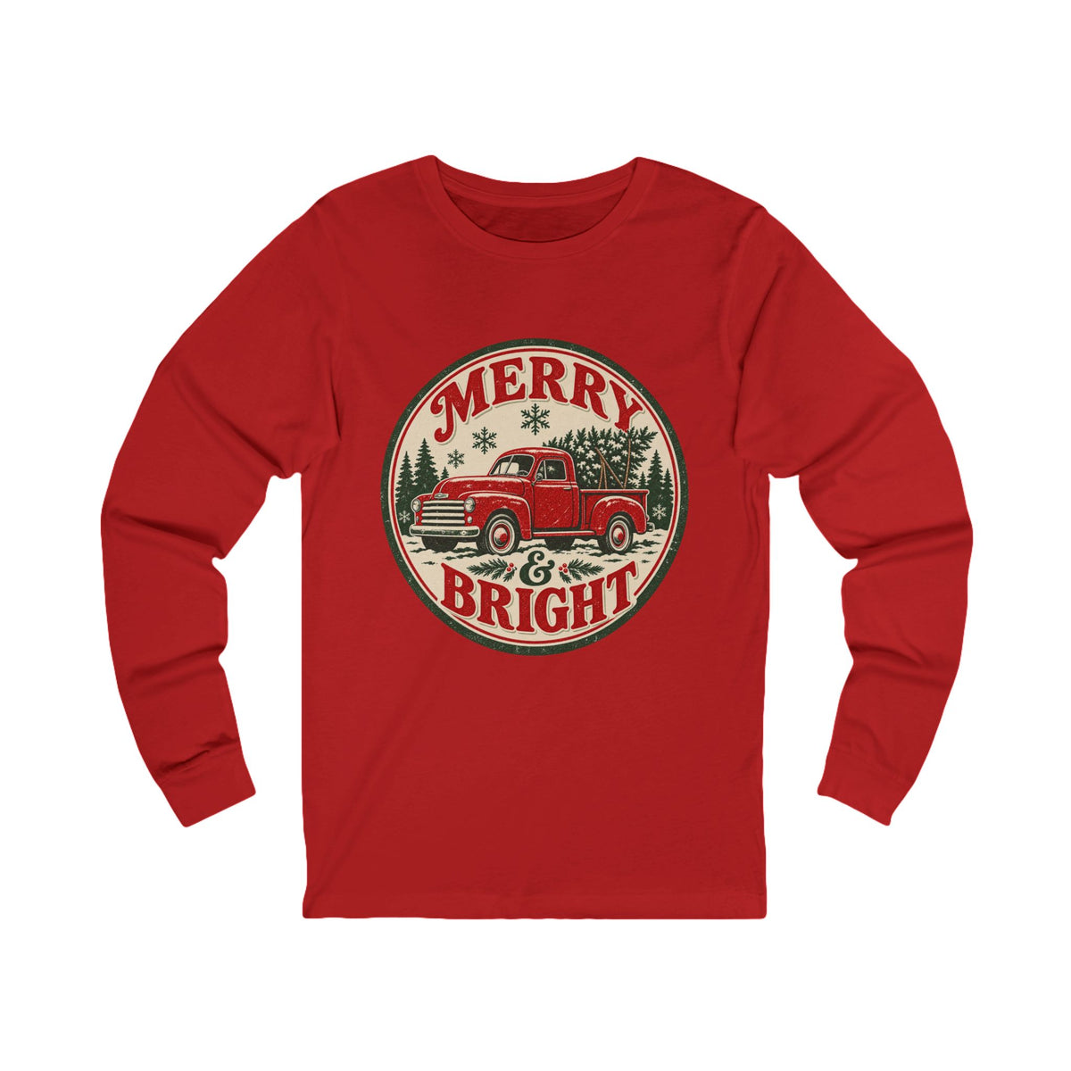 Merry & Bright Long Sleeve Tee