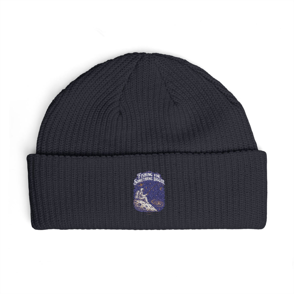 Fishing For Something Bigger Cuff Beanie