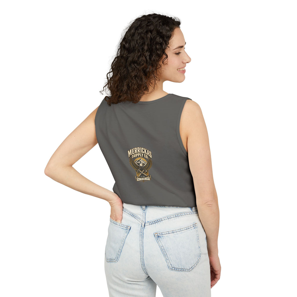 Merrickas Flag Garment-Dyed Tank