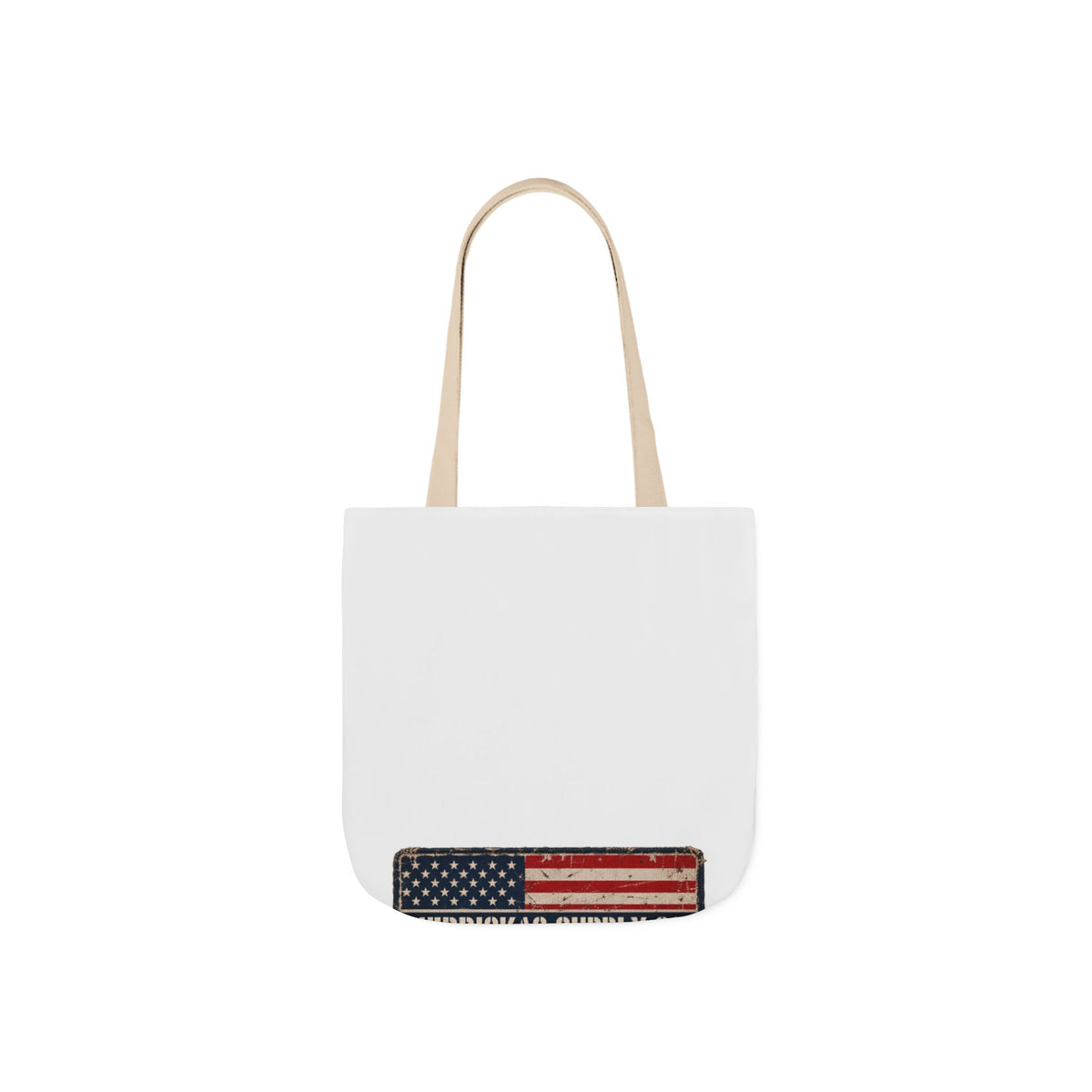 Merrickas American Flag Patch Canvas Wall Art
