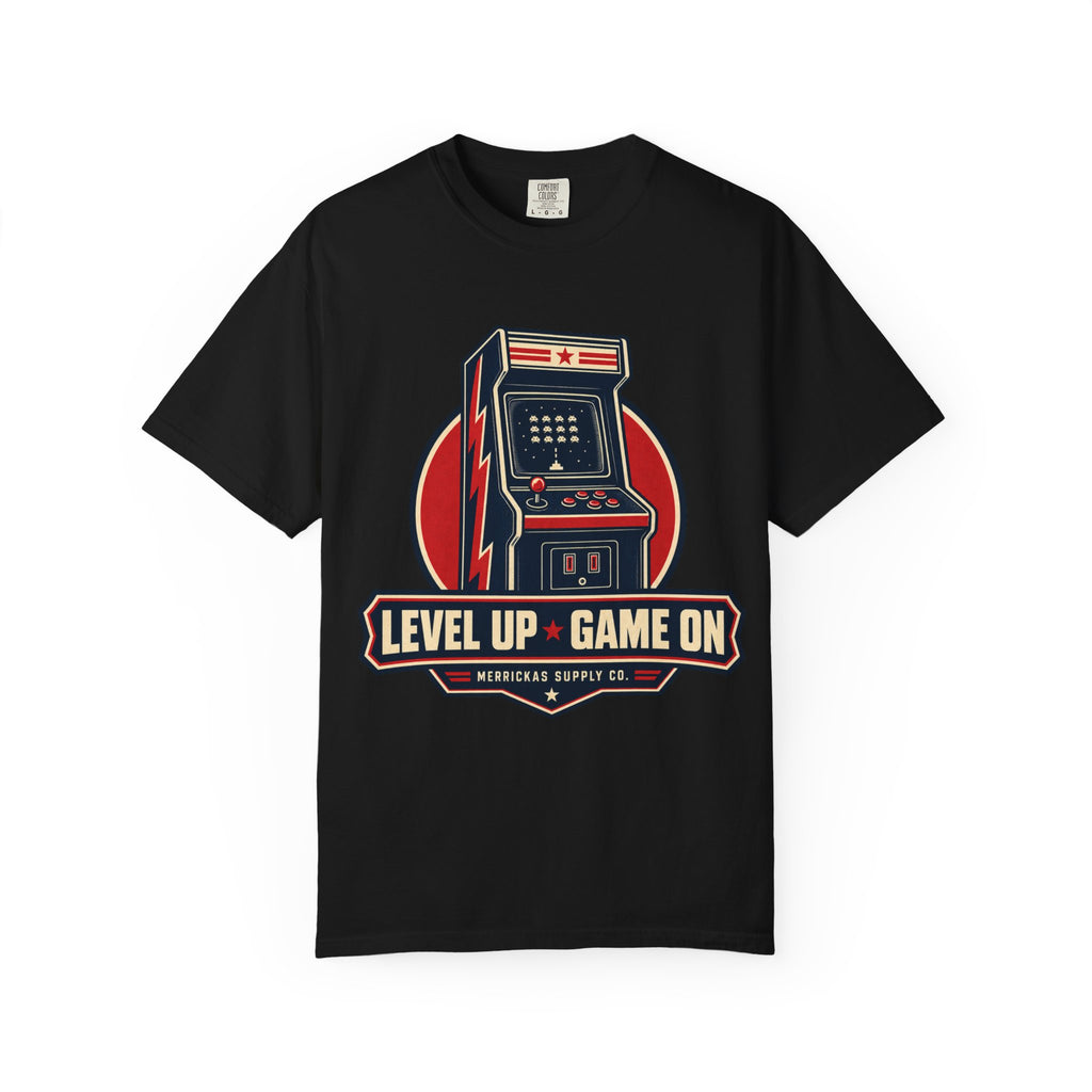 Level Up Game On Garment-Dyed Tee