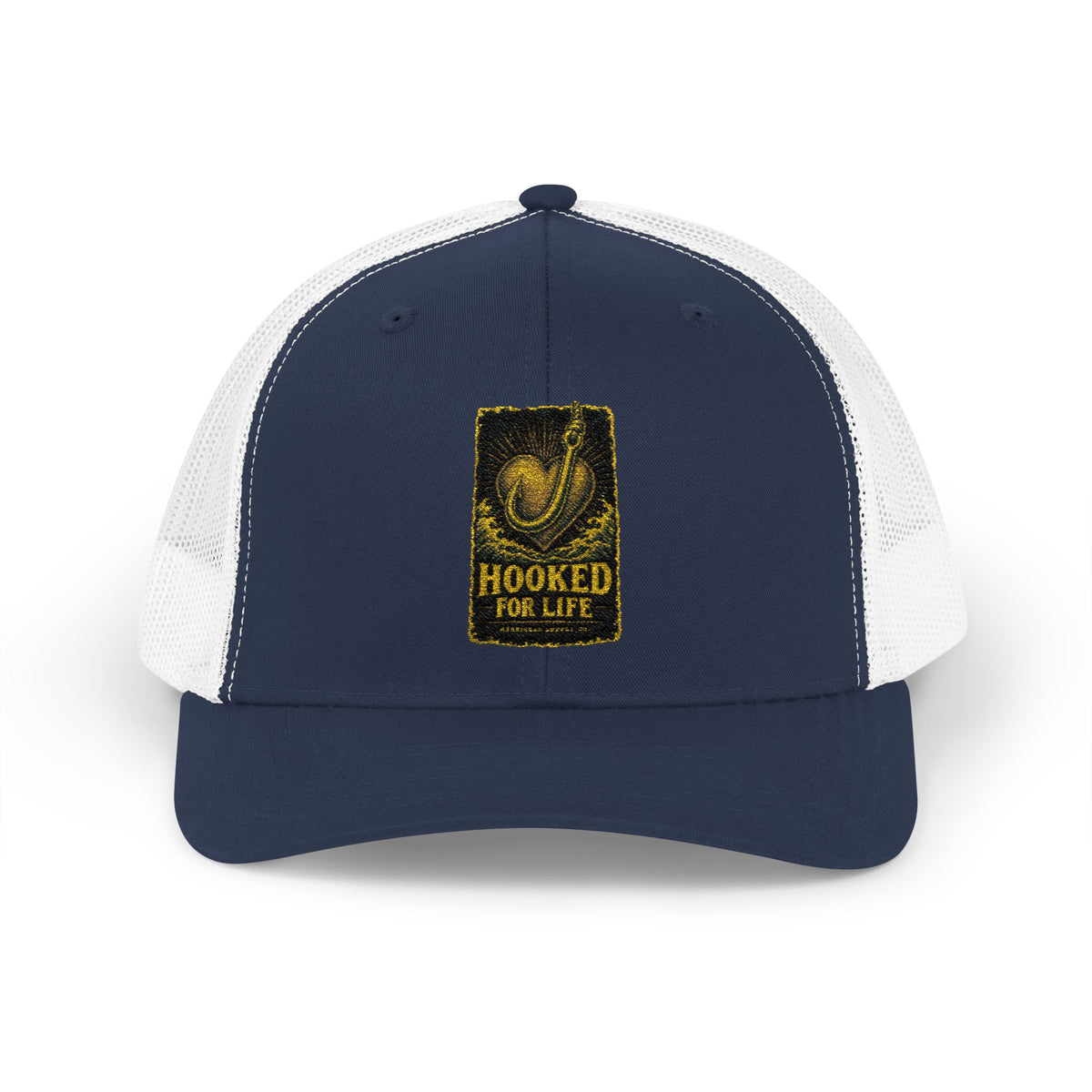 Hooked For Life Snapback Trucker Cap