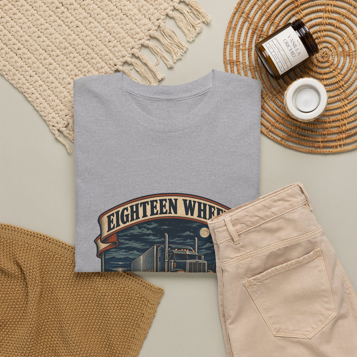 Eighteen Wheels Of Freedom Classic Tee