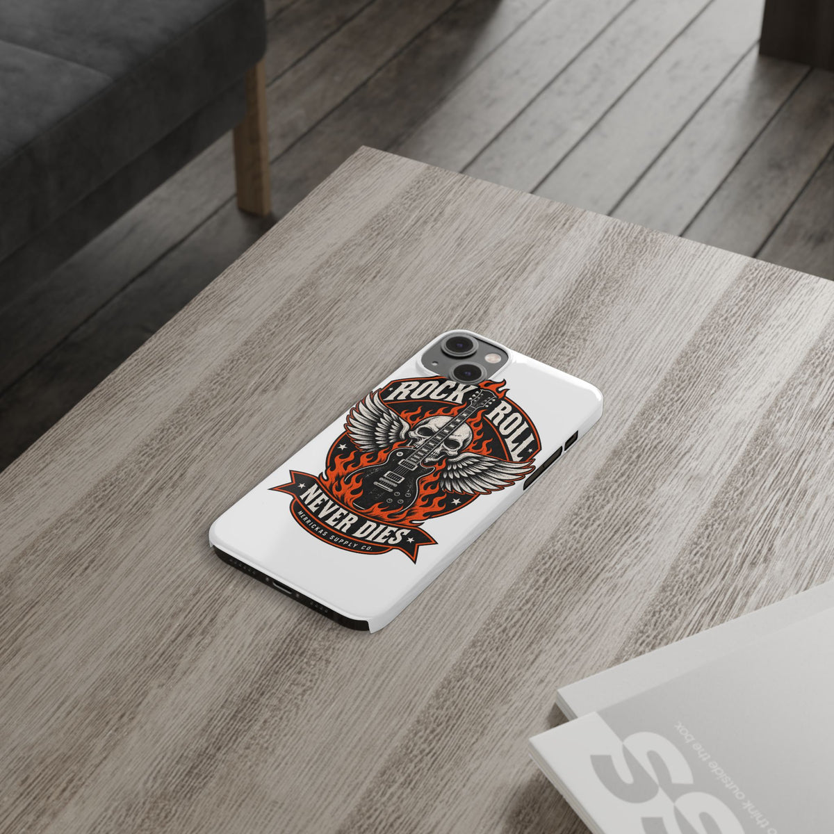 Rock N Roll Never Dies Phone Case