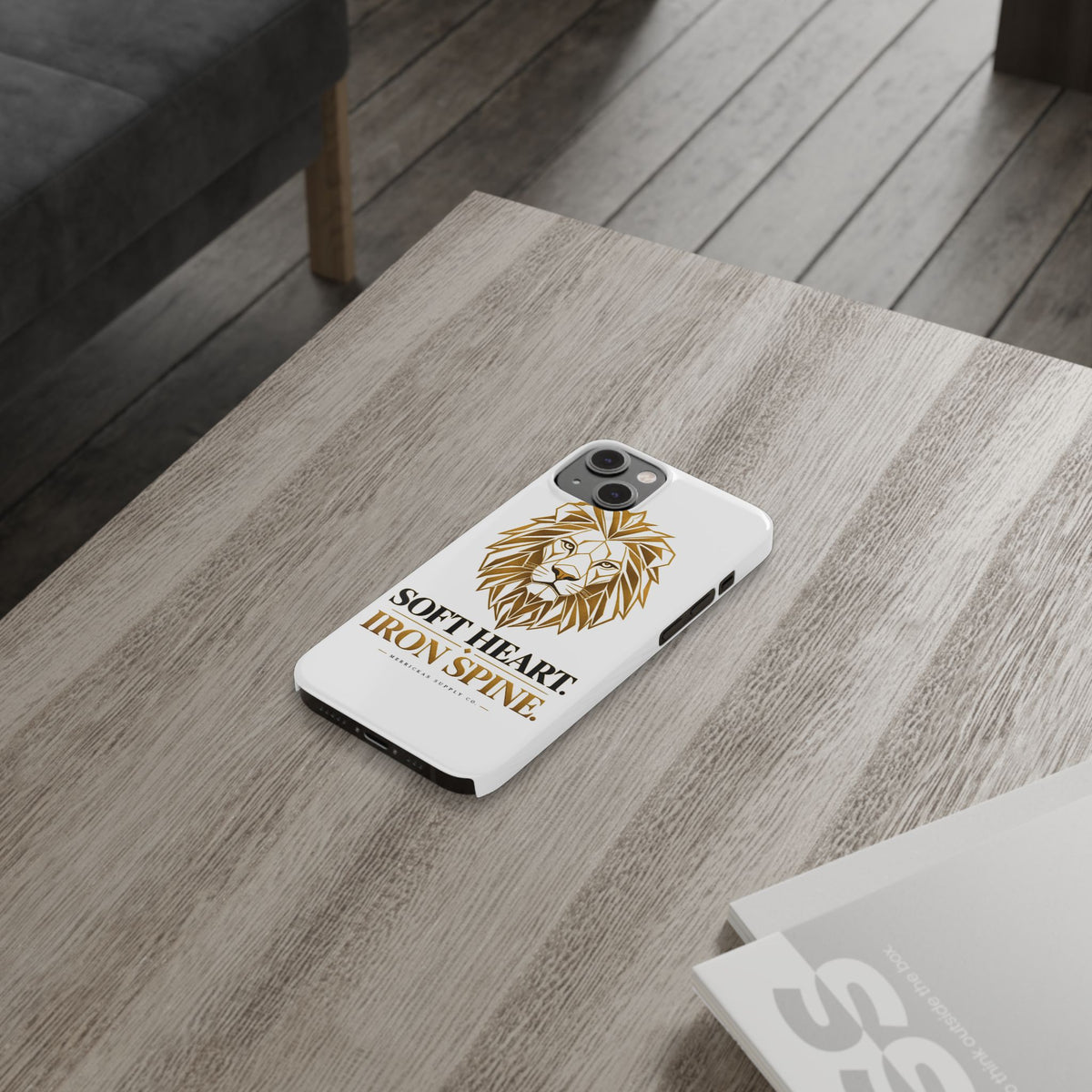 Soft Heart Iron Spine Phone Case