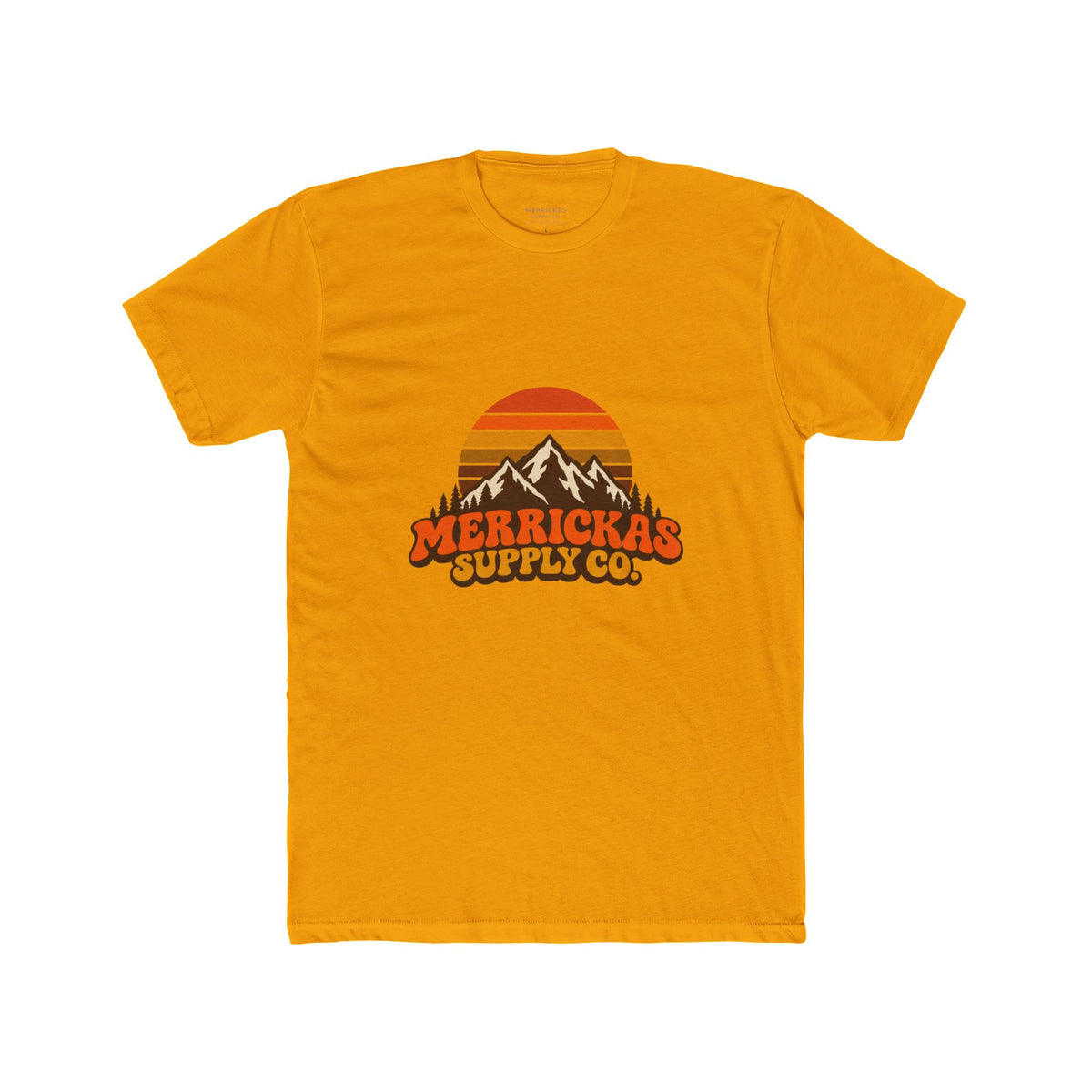 Merrickas Retro Sunset Mountain T-Shirt
