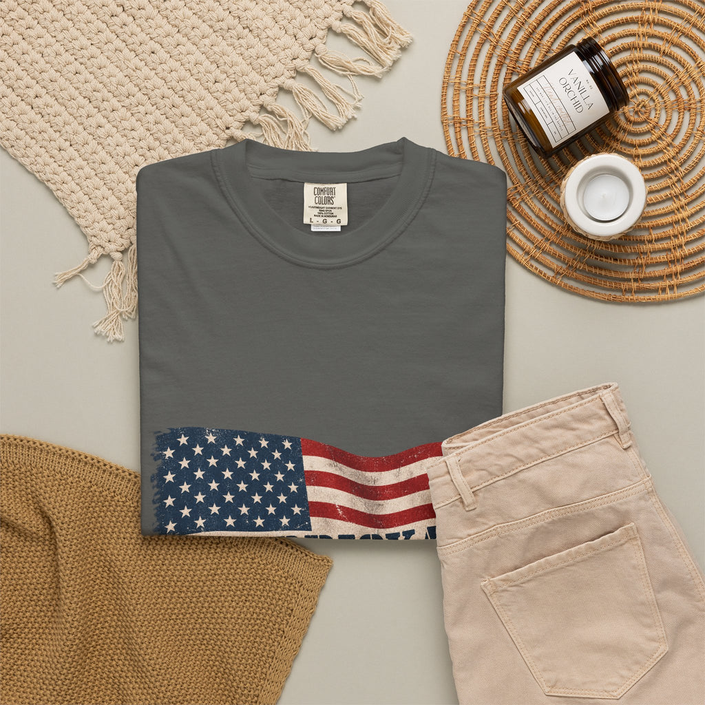 Merrickas Flag Garment-Dyed Tee