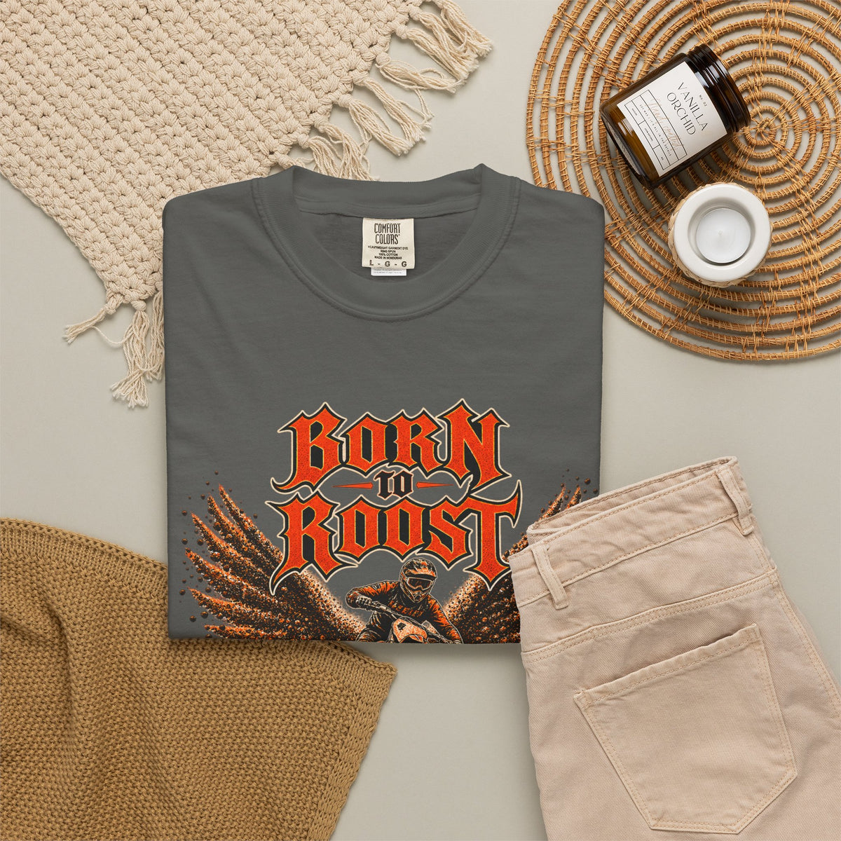 Born To Roost Garment-Dyed Tee