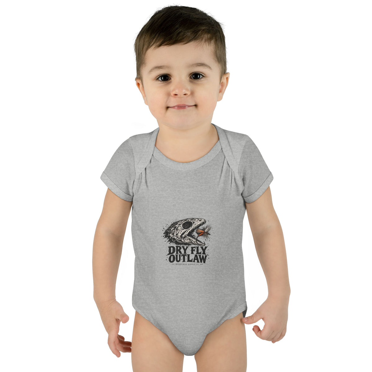 Dry Fly Outlaw Baby Onesie