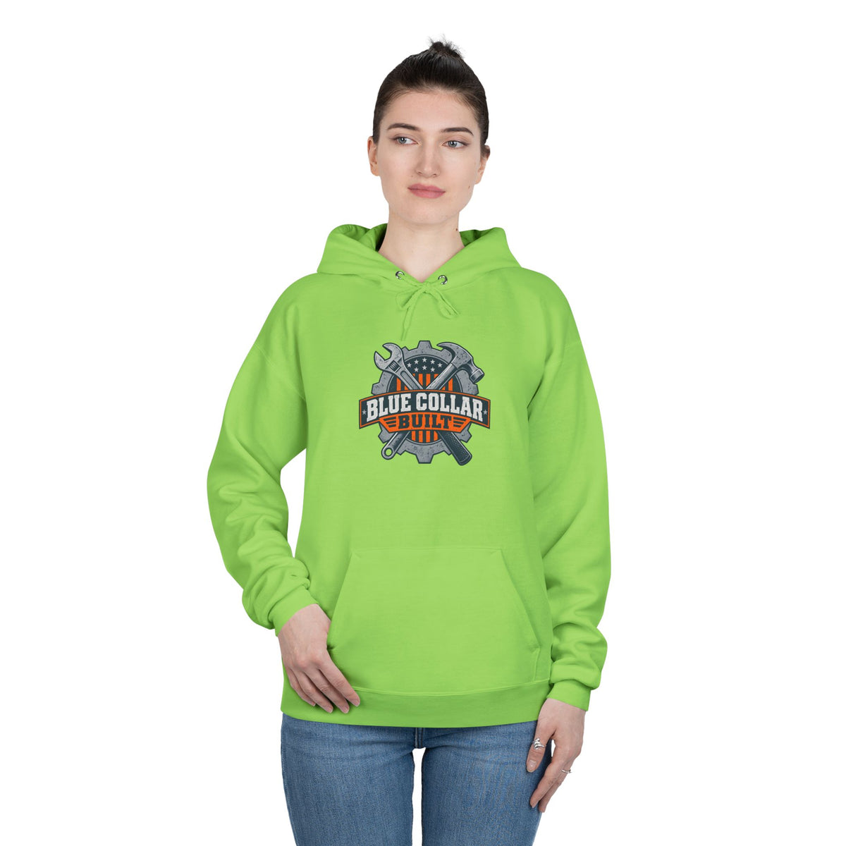 Blue Collar Built Hoodie