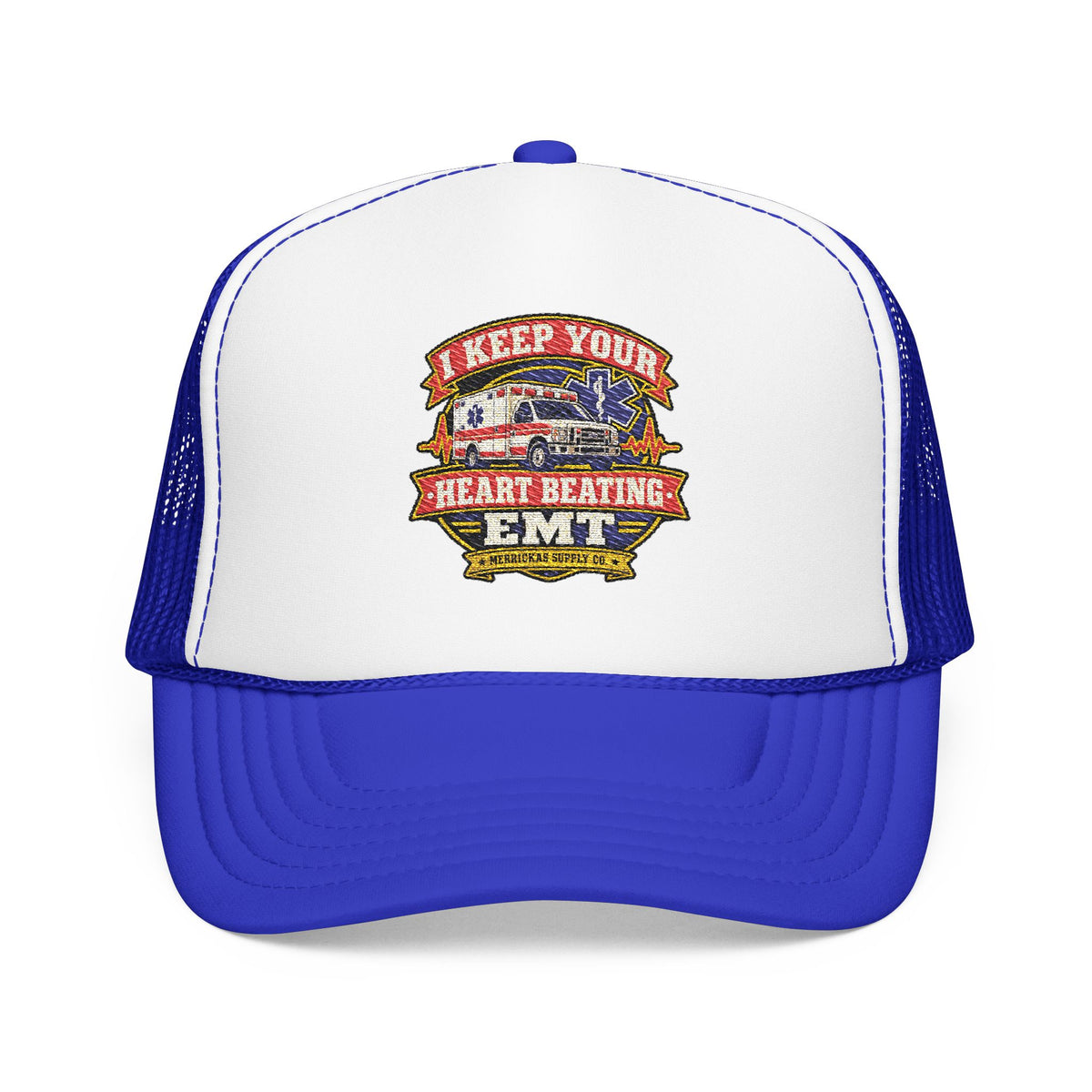 I Keep Your Heart Beating Foam Trucker Hat