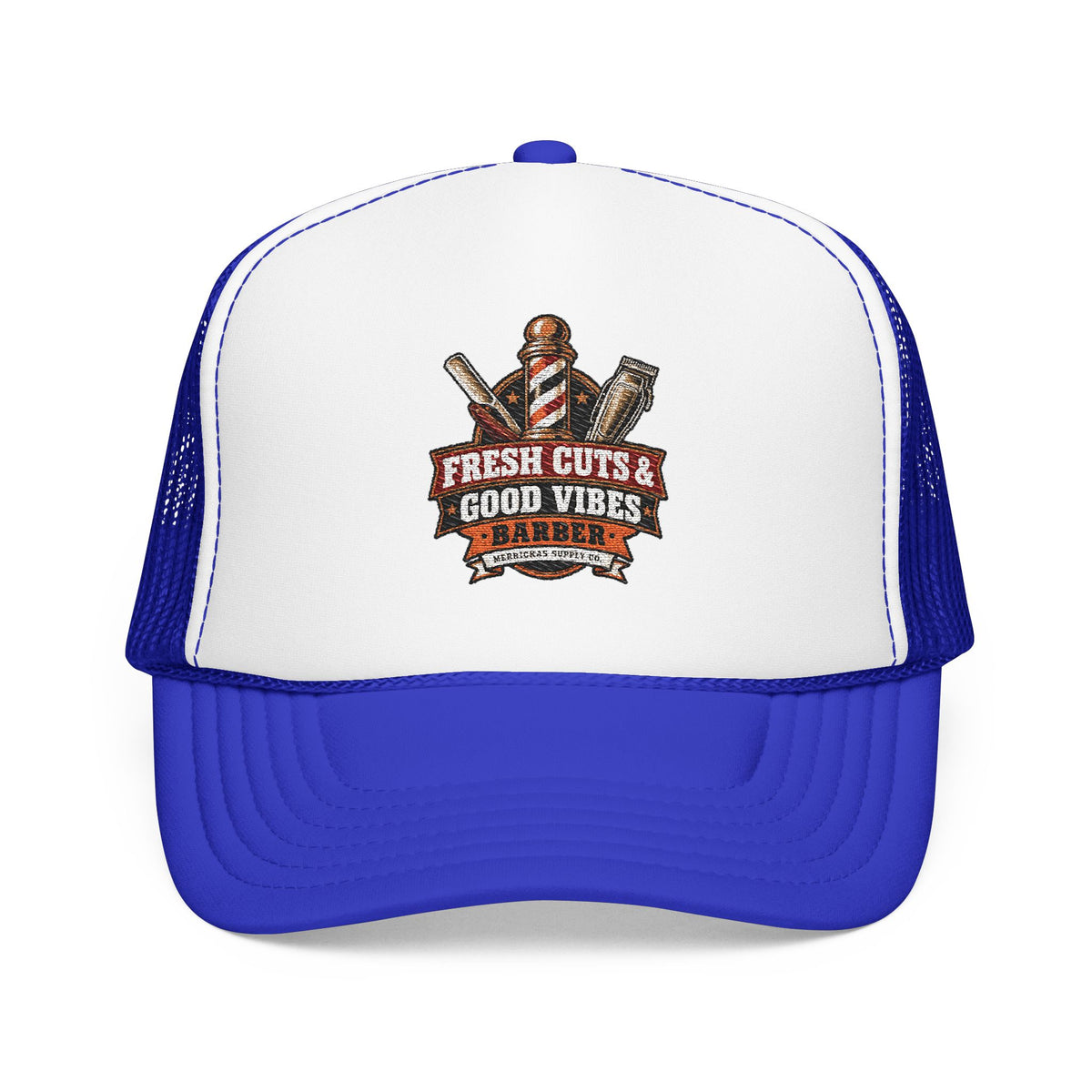 Fresh Cuts & Good Vibes Foam Trucker Hat