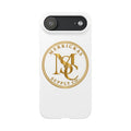 Merrickas Gold MSC Monogram Phone Case