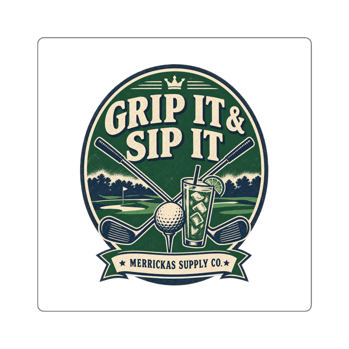 Grip It & Sip It Sticker