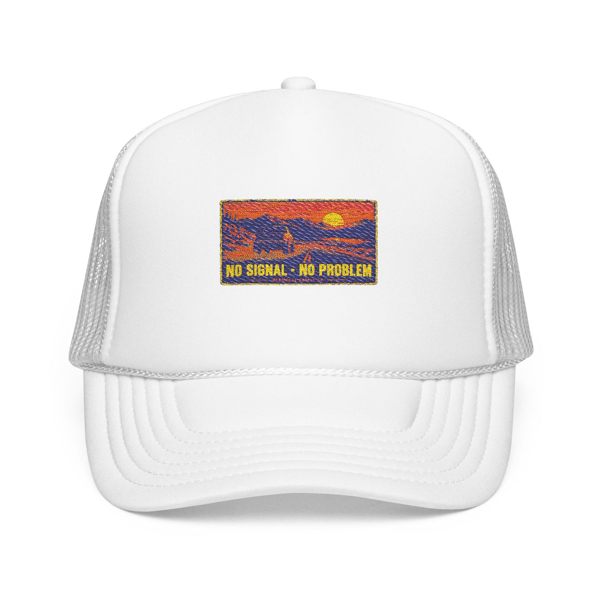 No Signal No Problem Foam Trucker Hat