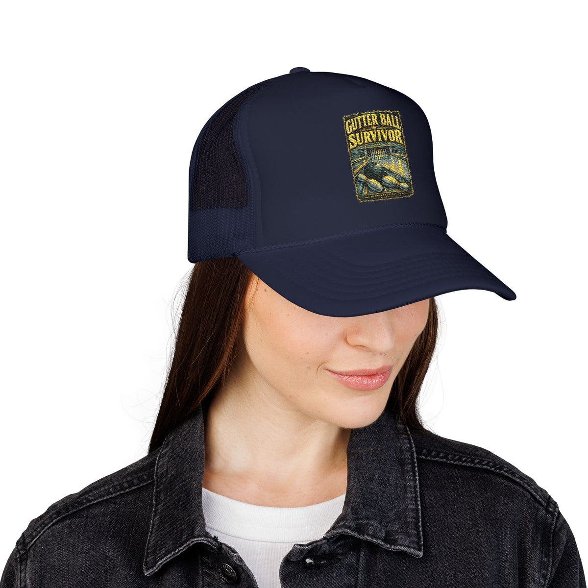 Gutter Ball Survivor Foam Trucker Hat