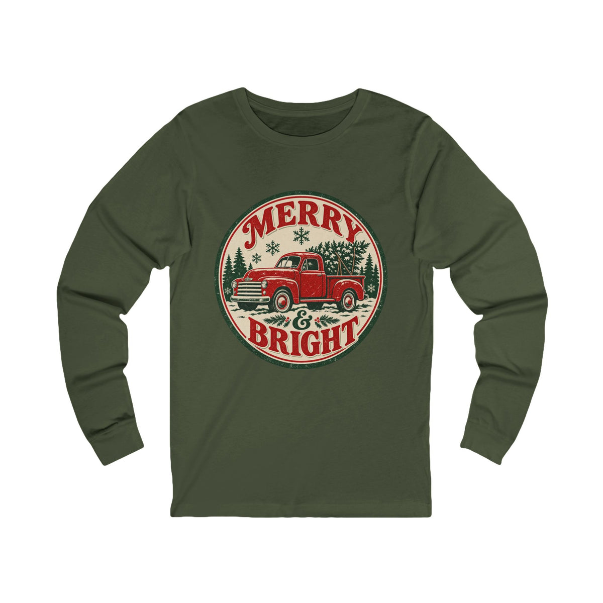 Merry & Bright Long Sleeve Tee