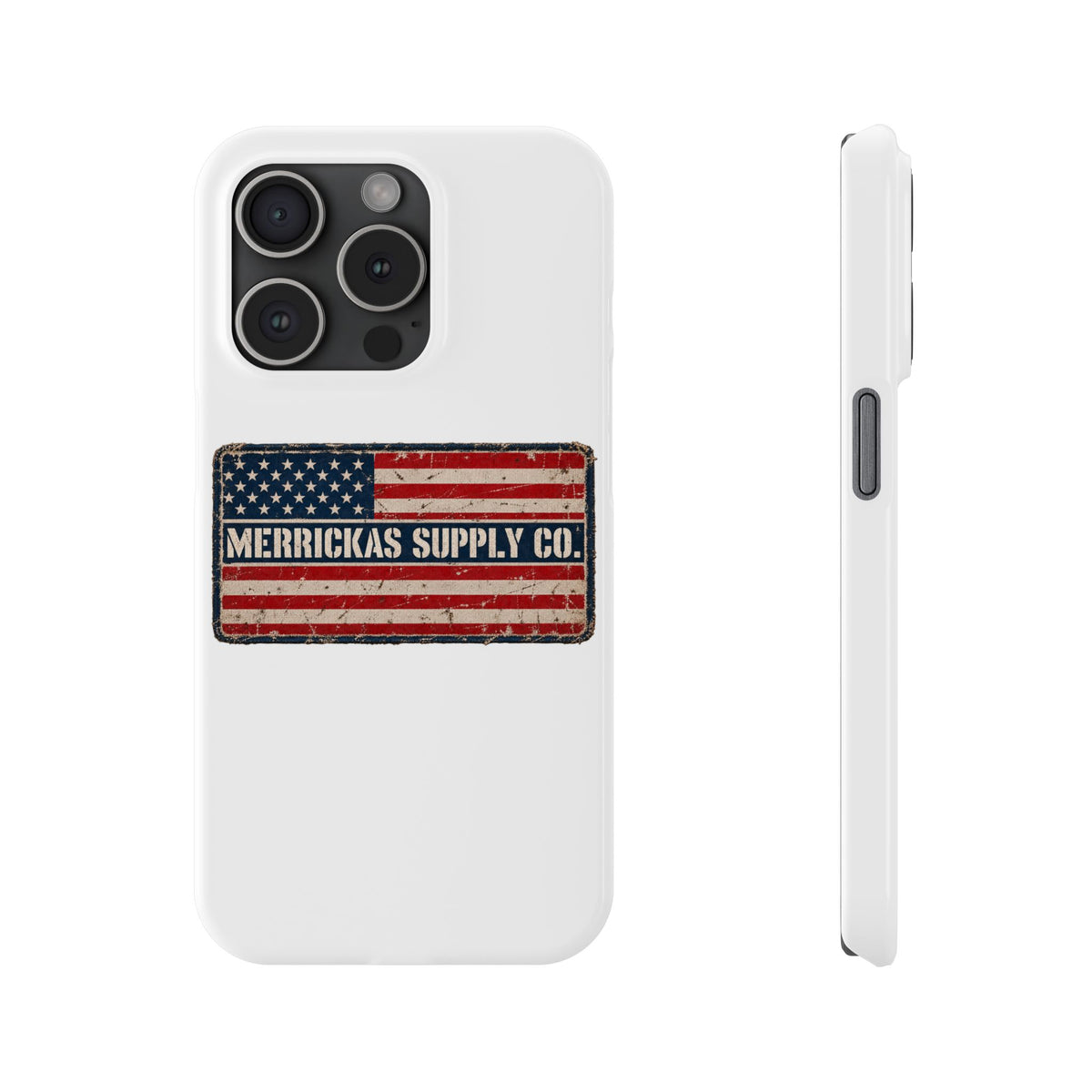 Merrickas American Flag Patch Phone Case