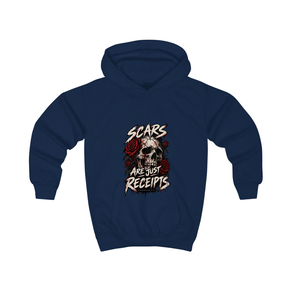 Scars Are Just Receipts Kids' Hoodie