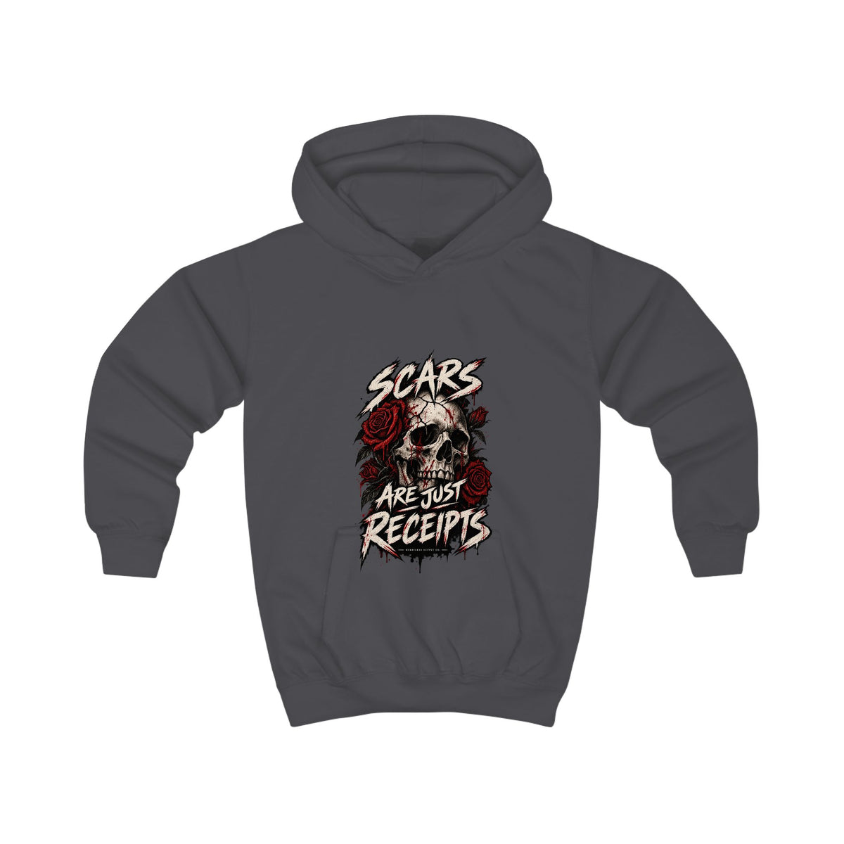 Scars Are Just Receipts Kids' Hoodie