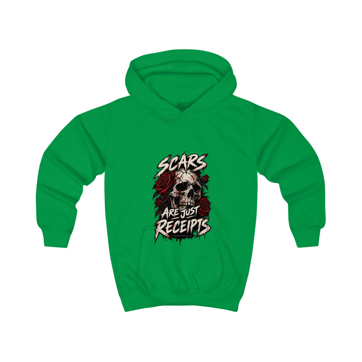 Scars Are Just Receipts Kids' Hoodie