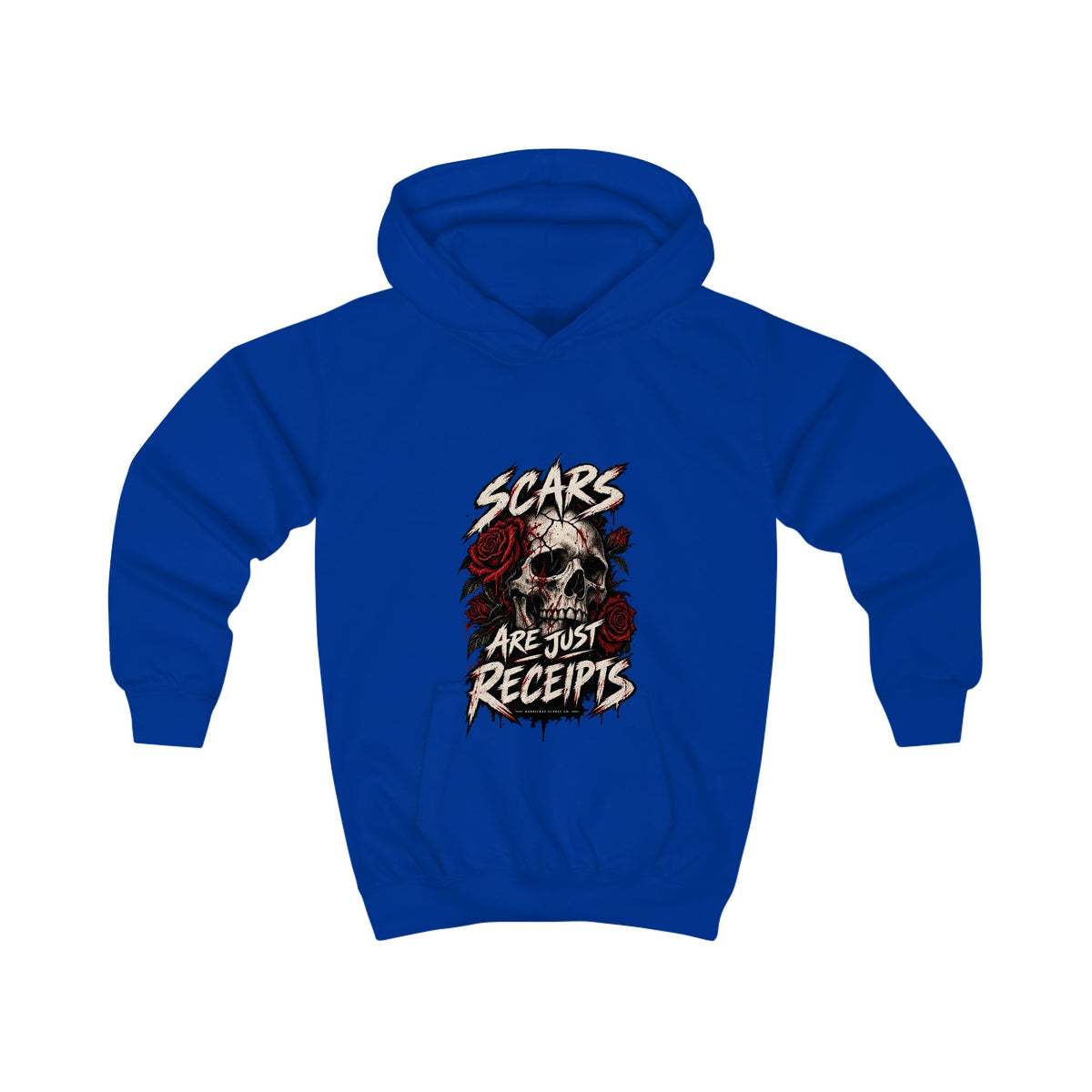 Scars Are Just Receipts Kids' Hoodie