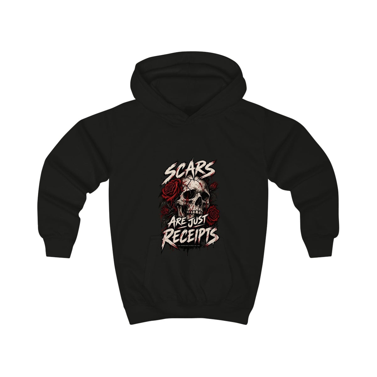 Scars Are Just Receipts Kids' Hoodie