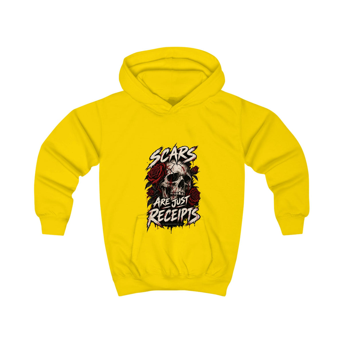 Scars Are Just Receipts Kids' Hoodie