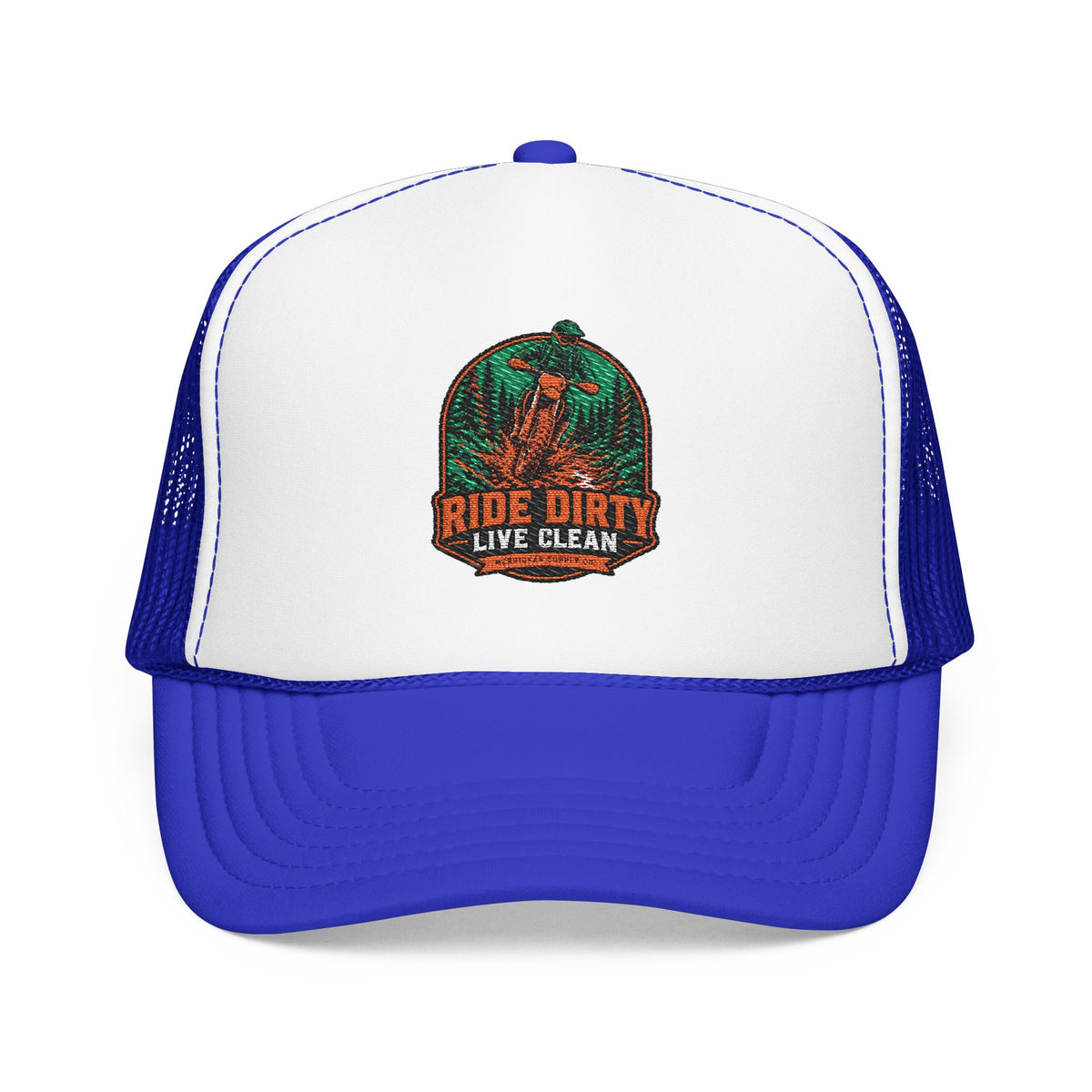 Ride Dirty Live Clean Foam Trucker Hat