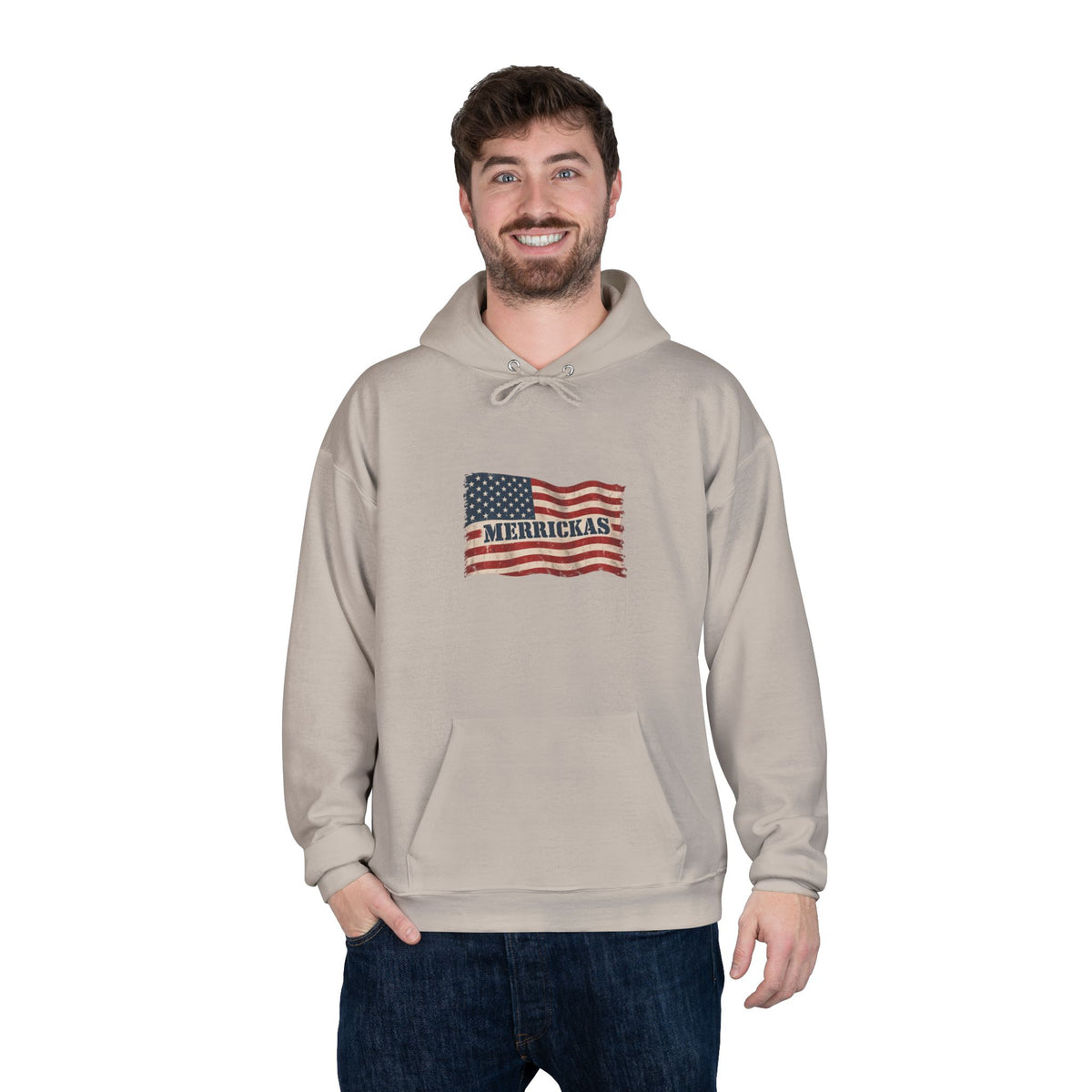 Merrickas Flag Heavyweight Hoodie