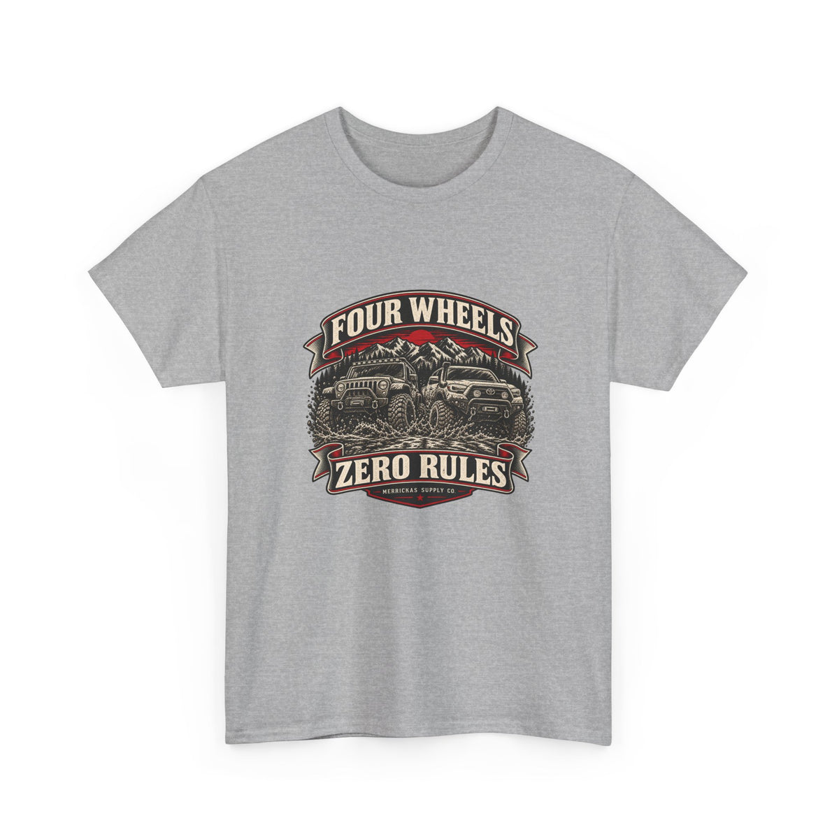 Four Wheels Zero Rules Classic Tee