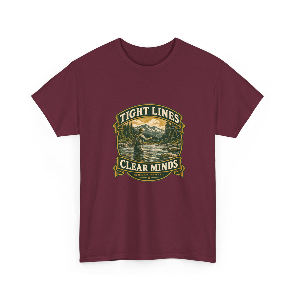 Tight Lines Clear Minds Classic Tee
